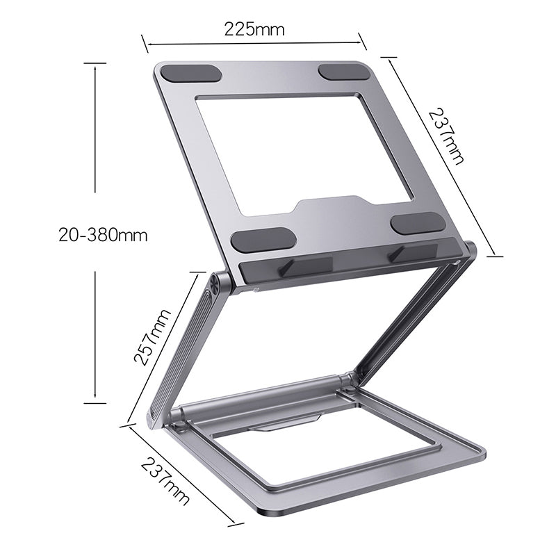TTZ Dual-Layer Folding Portable Cooling Desktop Laptop Stand TTZ Dual-Layer Folding Portable Cooling Desktop Laptop Stand